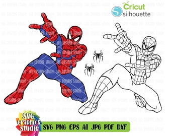 Free Free 208 Cricut Spiderman Svg Free SVG PNG EPS DXF File