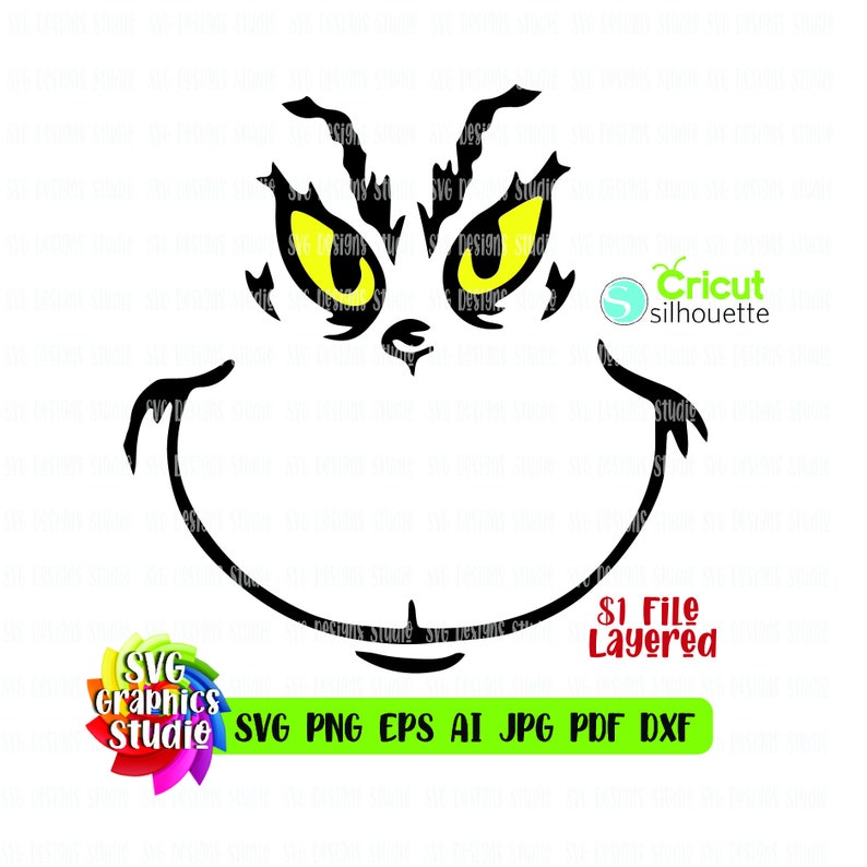 Grinch SVG Grinch Cut Files Grinch Stole Christmas SvG Mr ...
