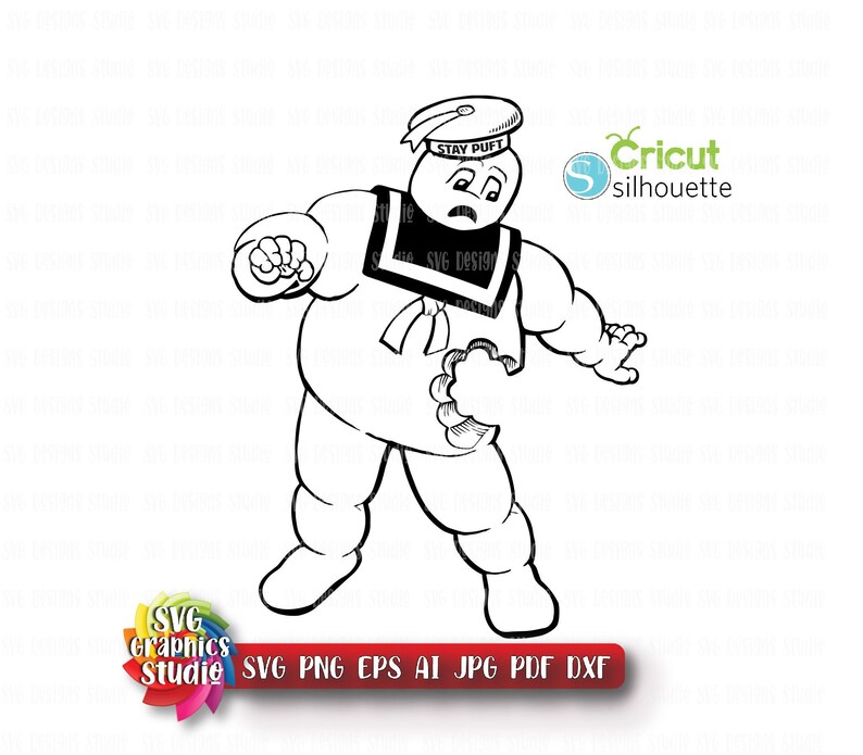Stay Puft SVG Mr. Stay Puft Marshmallow Man SvG Ghostbusters Etsy