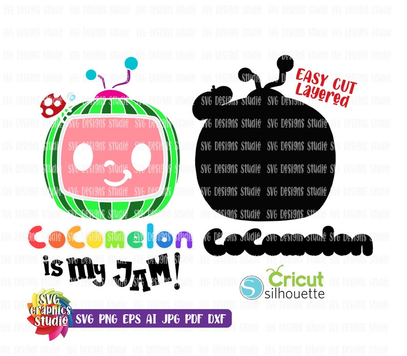 Download CocoMelon SVG Cocomelon is my JAM Layered SVG Cut file | Etsy