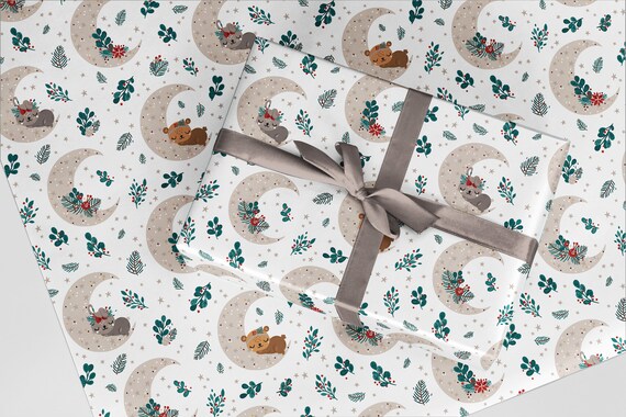 baby 1st birthday wrapping paper