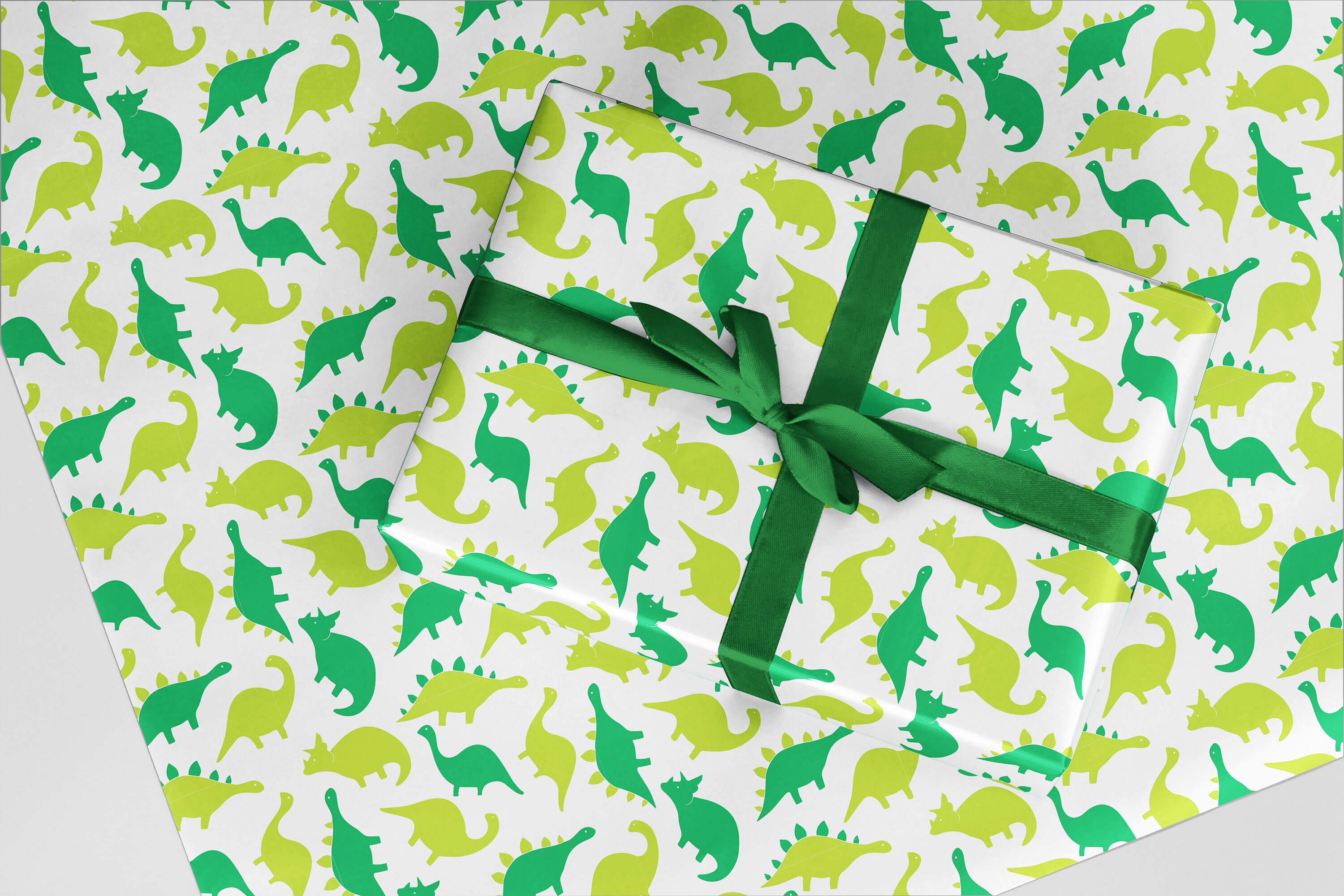 Dinosaur Gift Wrap Dinosaur Wrapping Paper Birthday Gift Etsy