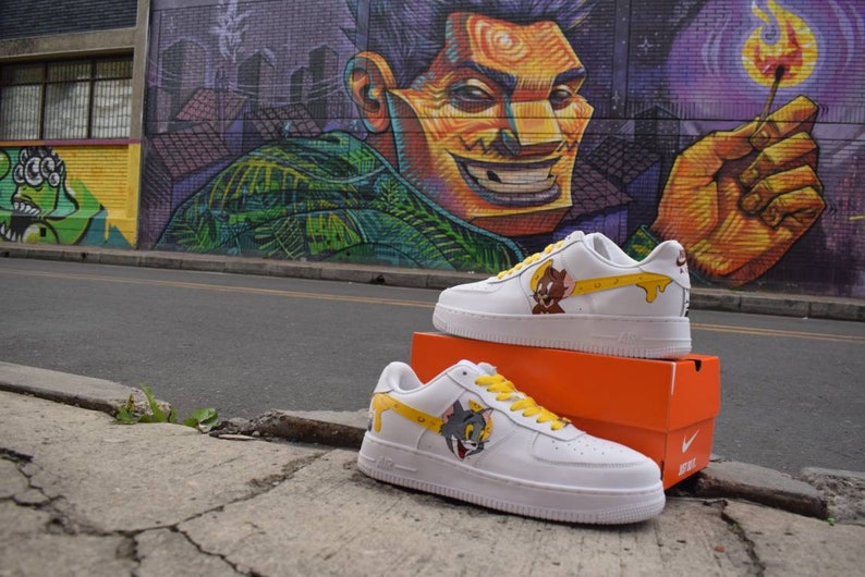tom and jerry nike air force