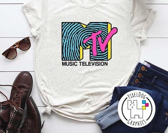 カラフルな MTV セット | EPS SVG | 印刷およびカット ファイル