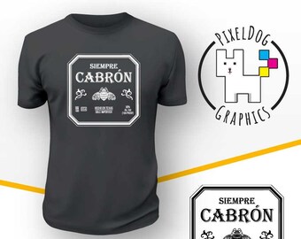 Cabron | EPS SVG PDF | Print & Cut File