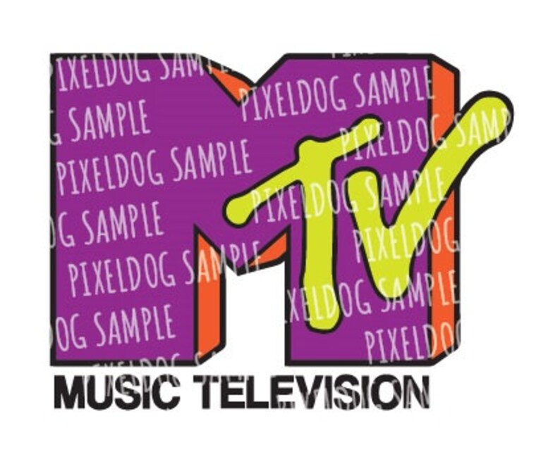 MTV Logo Set EPS SVG Print & Cut File Etsy