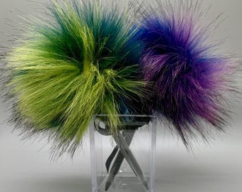 Large Fuzzy Pen – Handmade Monster Mash Tie-Dye, Black Ink