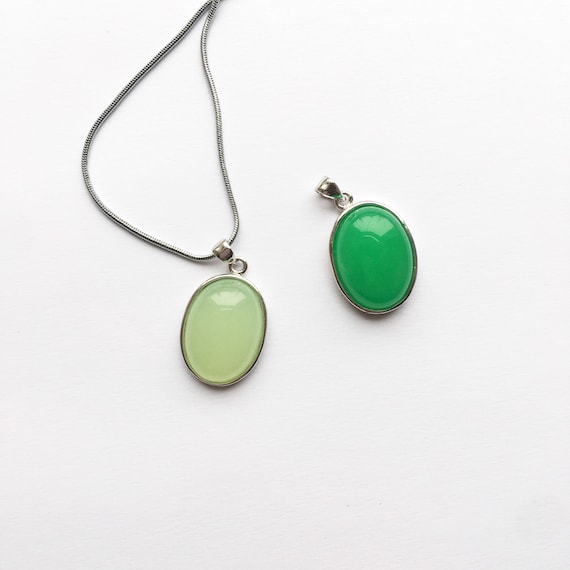 Simple on sale jade necklace