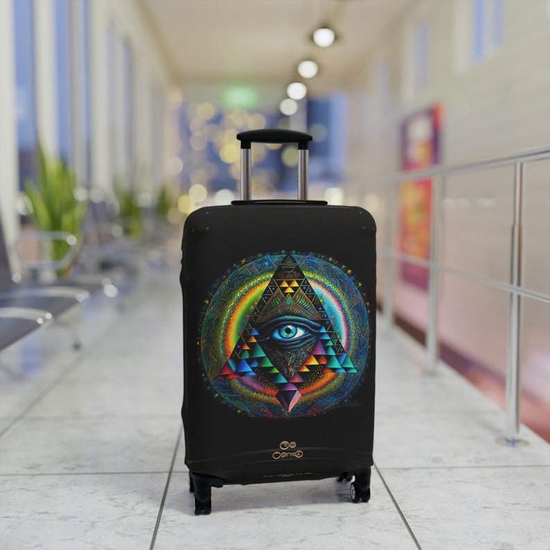Elluminati Eye Luggage Cover, 3 Sizes Printed Suitcase Covers 2299 image 2