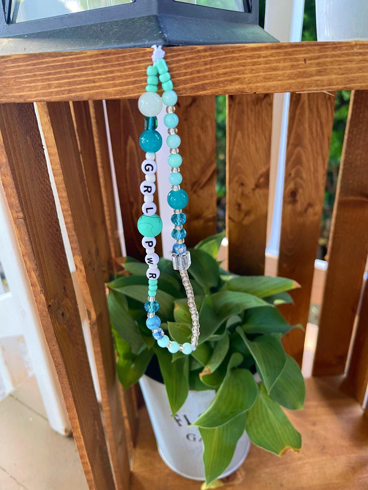 Blue Theme Phone Charm Etsy