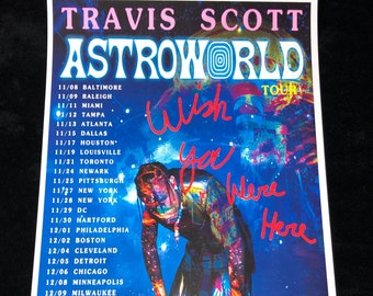 travis scott supreme poster