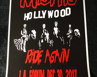 The Misfits 12x18 Horror Business Poster Glenn Danzig Jerry Only Doyle Punk Rock Live Concert Tour Album Cover 1