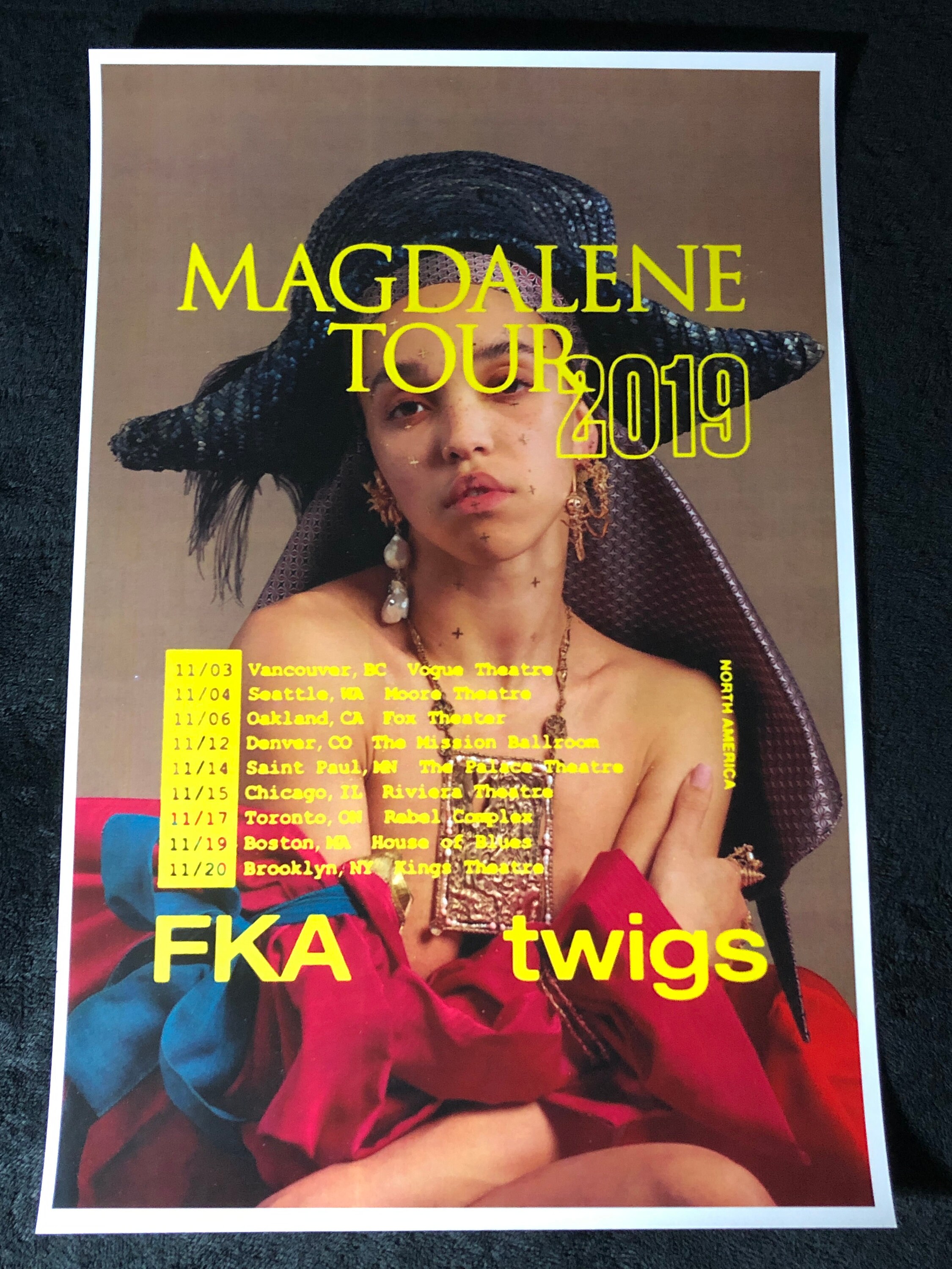 fka twigs tour poster