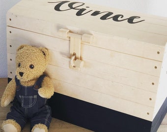 hand painted toy boxes