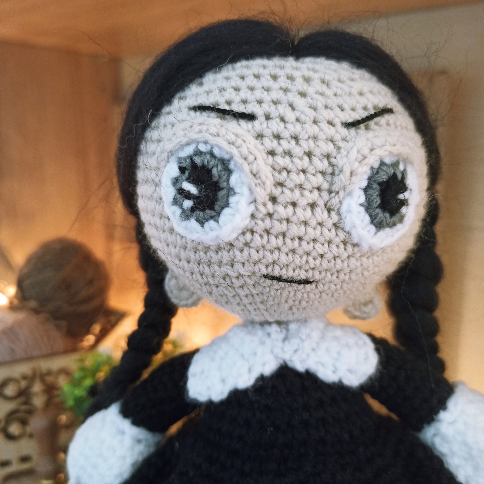 Crochet pattern Wednesday Addams amigurumi doll crochet doll | Etsy