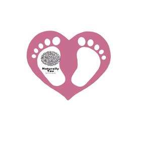 Baby Feet Heart SVG Digital Download