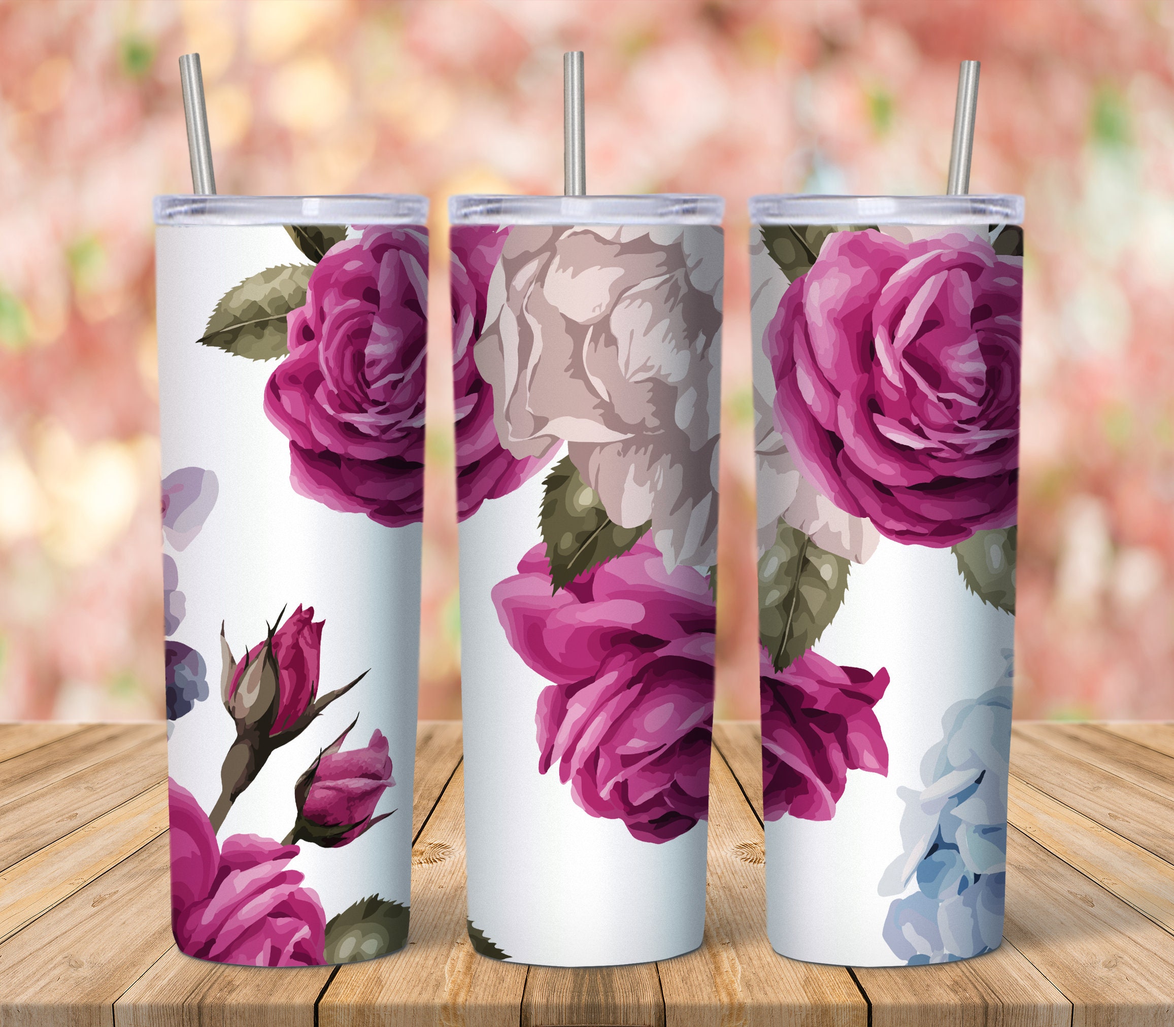 Template Tumbler Mockup Free