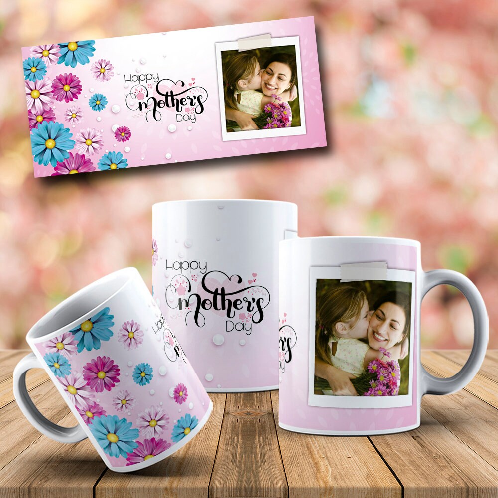 30 Mug Template Design Mothers Day with Photo Sublimation Etsy
