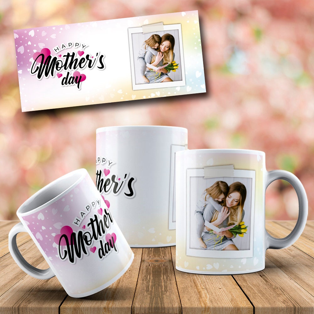 Sublimation Mug Design Mothers Day with Photo MOCKUP FREE Etsy