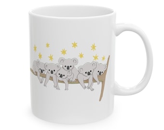 Koala Mug, Cute Baby Koala Mug, Koala Bear Mug, Koala Lover Gift, Koala Bear Kitchen Gift (2 sizes)