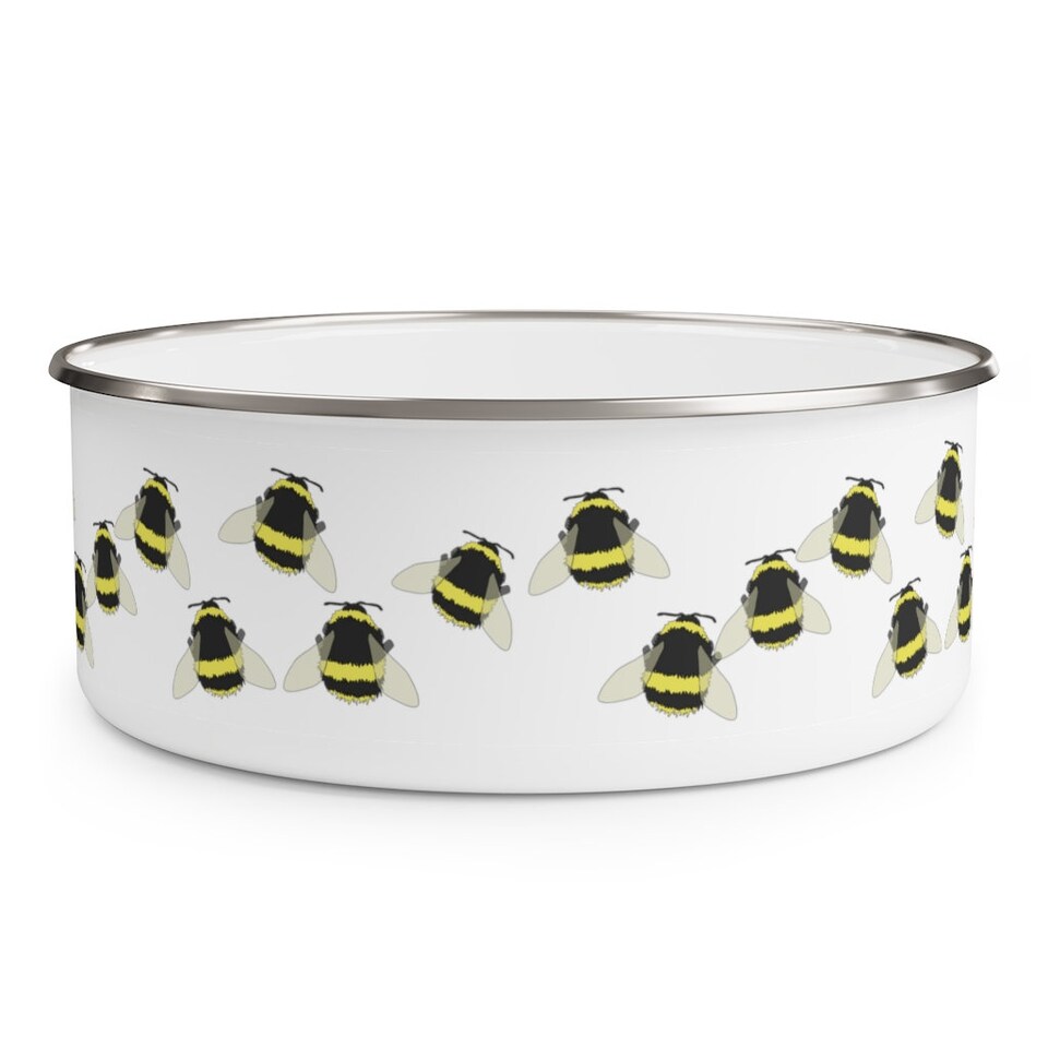 Discover Bumble Bee Bowl | Enamel Storage Bowl