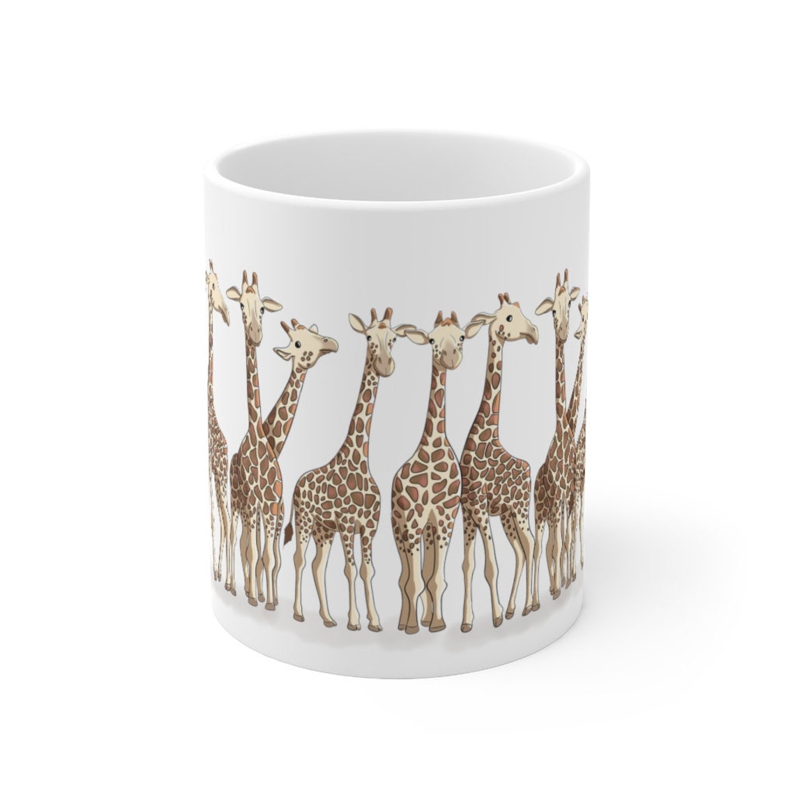 Giraffe Mug Cute Giraffe Coffee Mug Zoo Mug Animal Lover Etsy