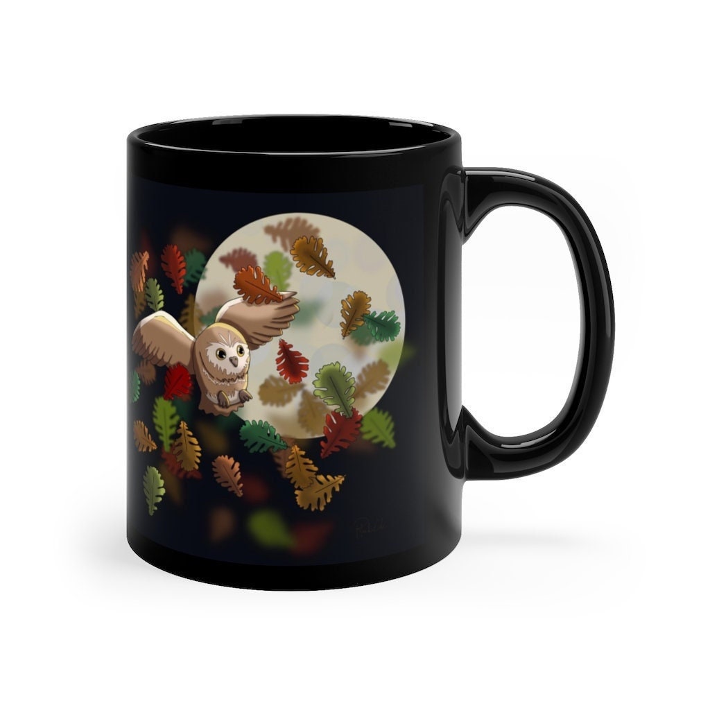 Owl Mug, Owl Coffee Mug, Athena Mug, Witchy Mug, Ceramic Coffee Mug (11oz)