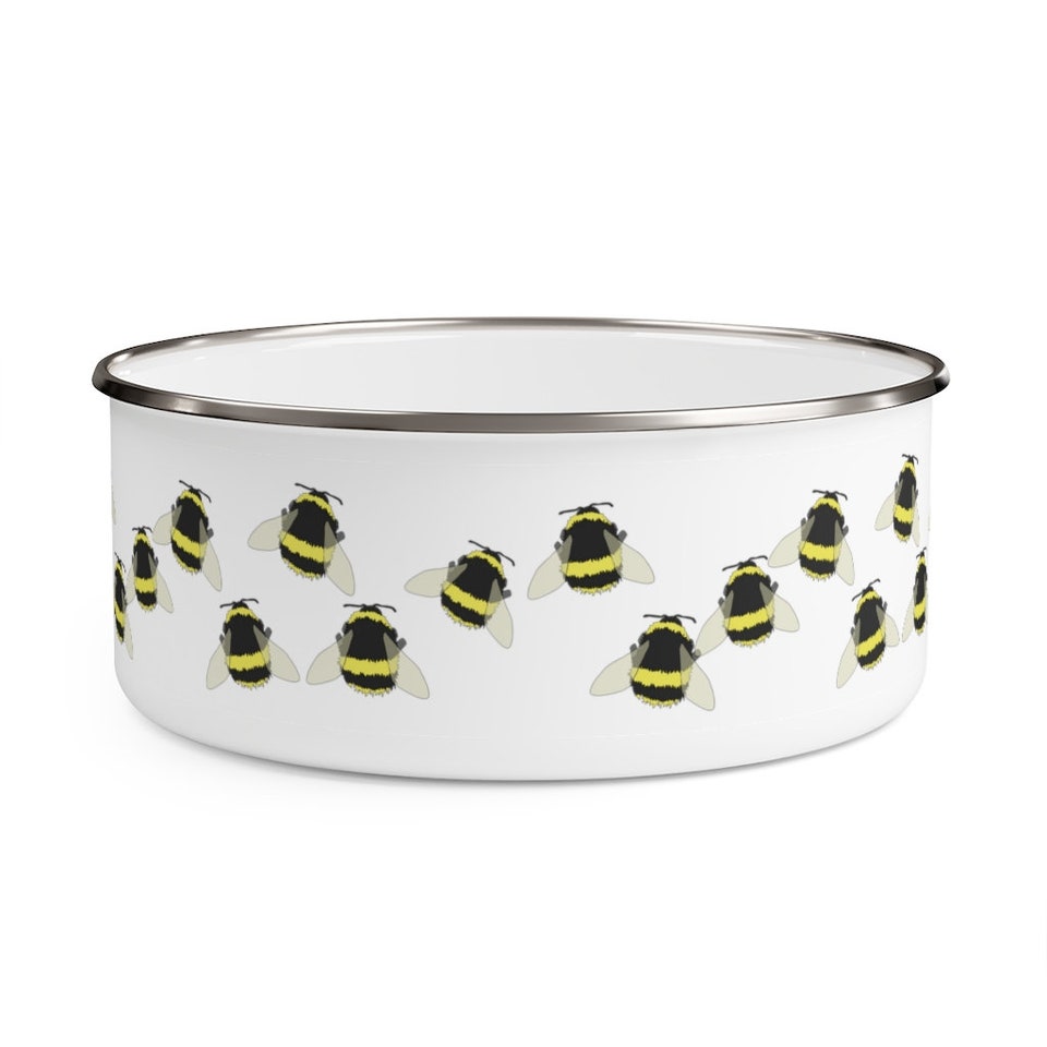 Discover Bumble Bee Bowl | Enamel Storage Bowl