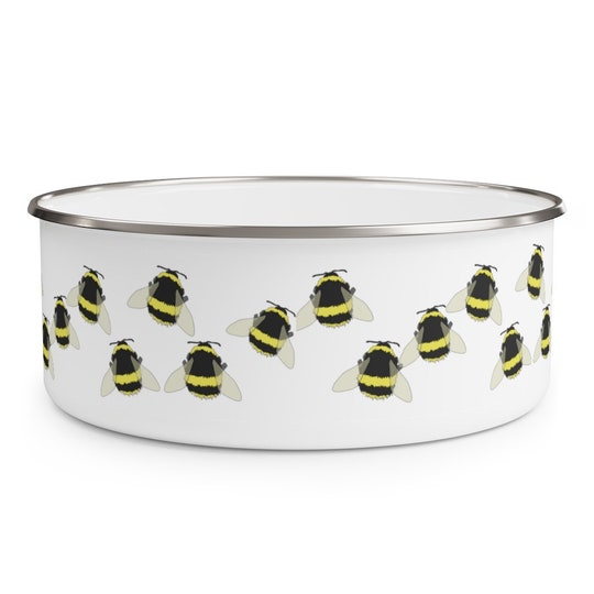 Disover Bumble Bee Bowl | Enamel Storage Bowl