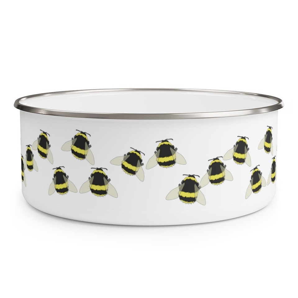 Discover Bumble Bee Bowl | Enamel Storage Bowl