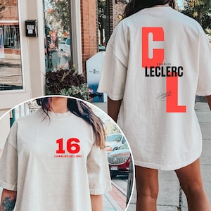 Charles Leclerc Formula One Sweatshirt, F1 Shirt, F1 Two Sides Shirt, Charles Leclerc Shirt, Charles Leclerc F1 Shirt, Charles Leclerc 16,