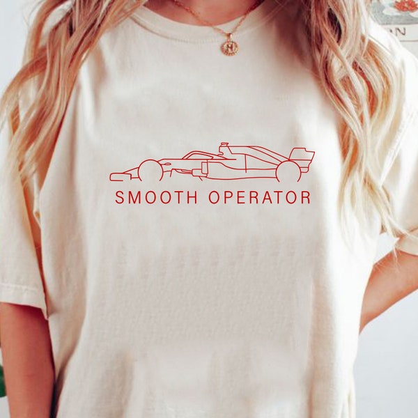 Smooth Operator Trendy Hoodie, Formula Fan Sweatshirt, Racing Fan Gift, Midweight Sainz Smooth Operator, F1 Watching Shirt
