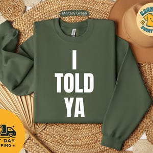 I Told Ya Shirt, as worn by Zendaya and JFK Jr - Challengers Tee Movie
