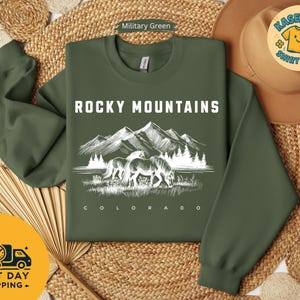 Colorado Shirt, Rocky Mountains Shirt, Colorado Rockies Shirt, Shirt, Colorado Mountains Shirt for Hiking