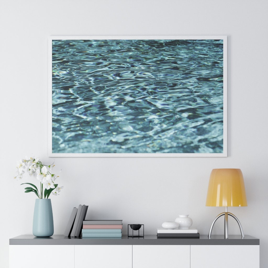 Pool Water Horizontal Poster - Etsy