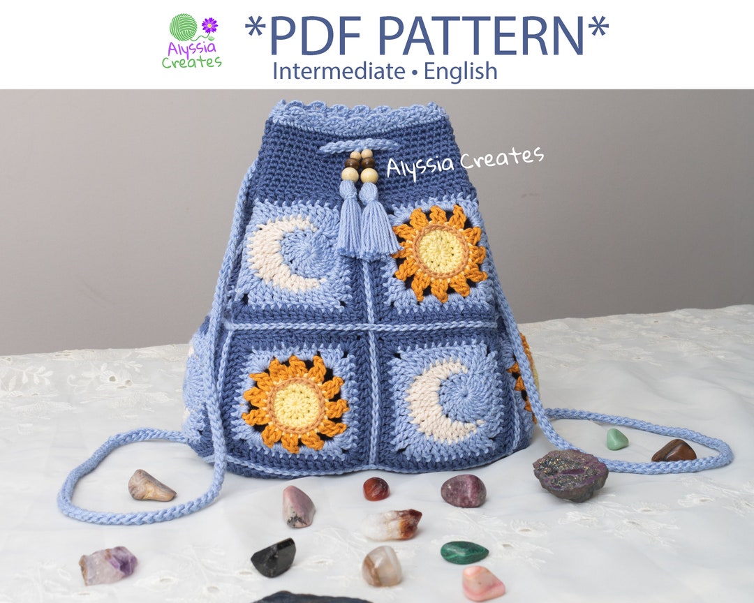 Crochet Backpack Pattern, Drawstring Backpack Pattern, Convertible Backpack  Crochet Pattern, Easy Crochet Bag Pattern (Instant Download) 