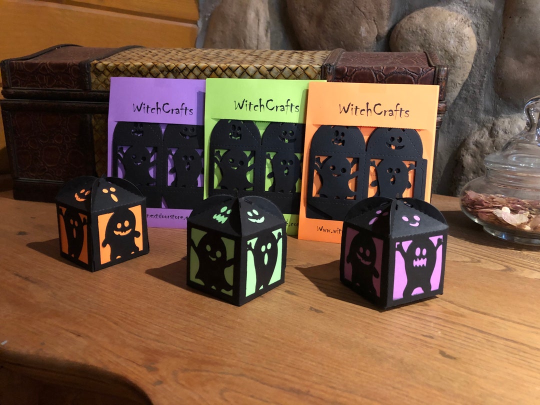 Paper Halloween Ghost Box Kit-3 Pc - Etsy