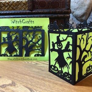 Paper Halloween Luminary Craft Kit-6 pc image 2