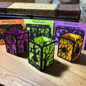 Paper Halloween Luminary Craft Kit-6 pc