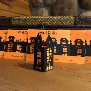 Paper Halloween Haunted House Craft Kit-5 pc