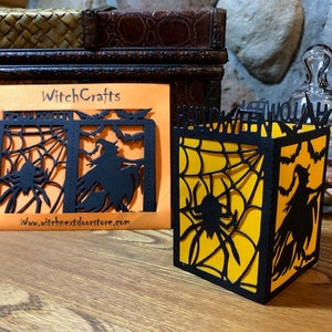 Paper Halloween Luminary Craft Kit-6 pc Witch Design-6pk