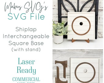 Shiplap Interchangeable SVG | Laser SVG  | Glowforge File | Paint Kit File | Laser File | Interchangeable svg | Interchangeable Sign