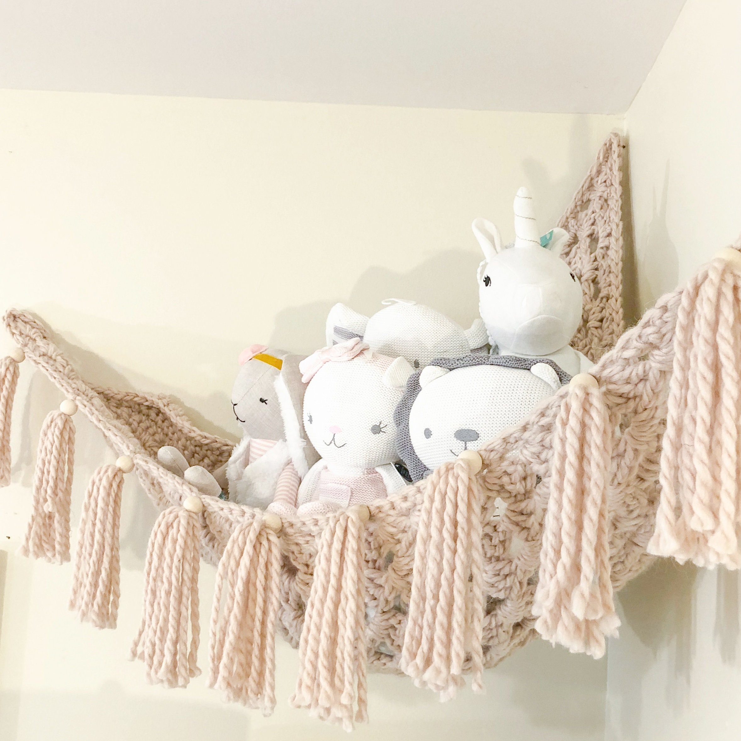 Toy Hammock COLORS With Fringe/tassles Nursery Decor Etsy Canada