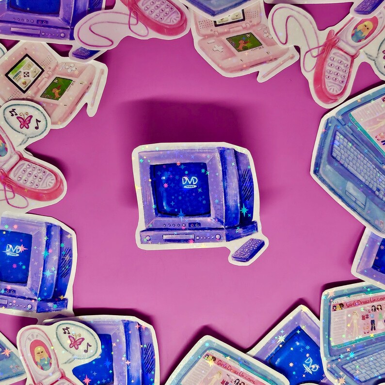 2000’s Girl Nostalgia Vinyl Stickers - Etsy