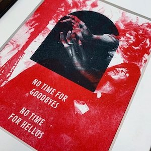 No Time – 8x10&quot; Risograph Print