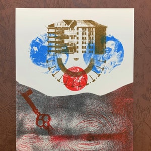 Panopticon – 8x10&quot; Risograph Print