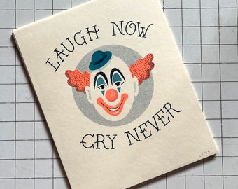 Laugh Now – 8x10" Risograph Print