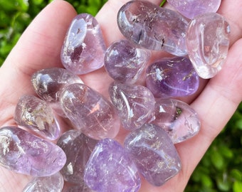 Amethyst &quot;Grade A &quot; Tumbled Stones, 18-25mm Small Natural Amethyst, Purple Crystal Healing, Amethyst, Amethyst Crystal, Authentic Amethyst
