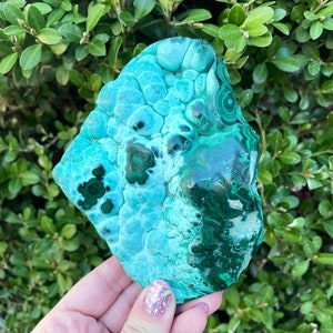 Natural Chrysocolla Malachite Specimen, High Quality Malachite with Chrysocolla, Authentic Malachite