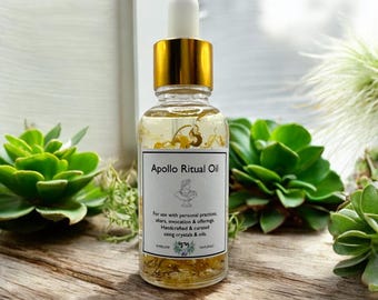 Apollo Offering Mix, Invoking Apollo Mix, Ritual Herbs, Apollo Mixture, Invocation Oil, Handcrafted Oil, Altar Oil
